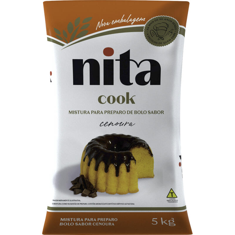 Mistura para Bolo Nita Mix Cenoura 5kg