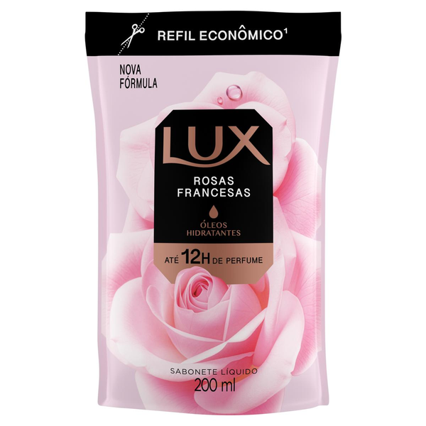 Sabonete Liquido Corporal Lux Botanicals Rosas Francesas 200ml