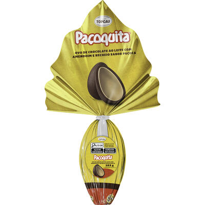Ovo de Páscoa ao Leite Paçoquita Topcau 162g