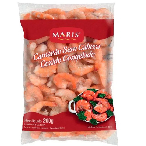 Camarão Maris Cinza S/ Cabeça 25/30 200g