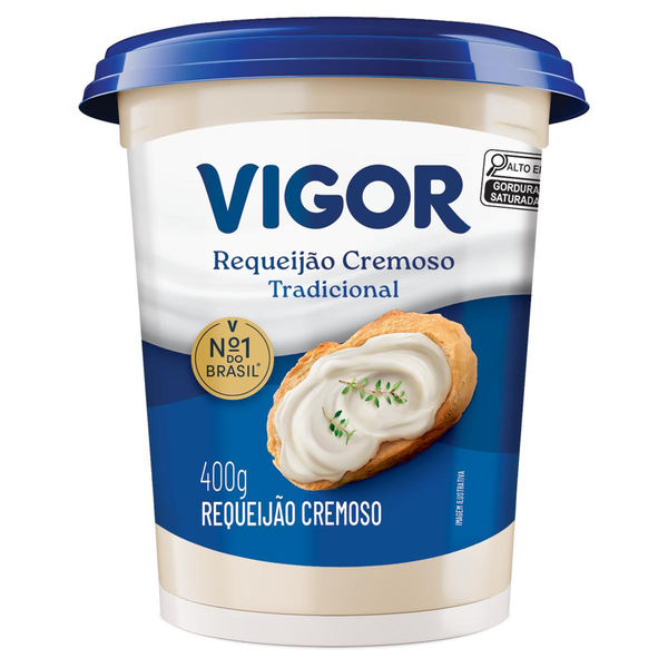Requeijão Cremoso Vigor Tradicional 400g