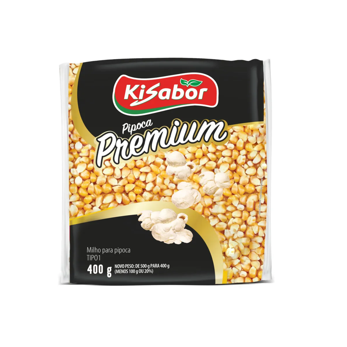 Milho Pipoca Premium Kisabor 400G