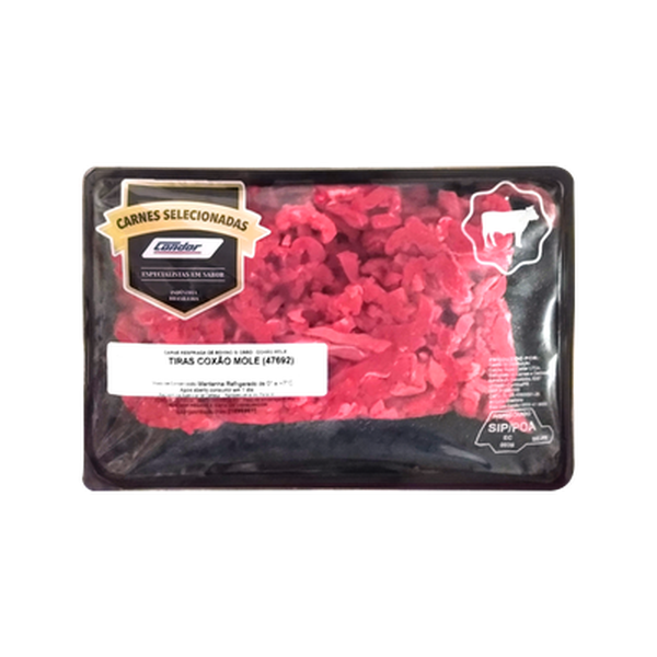 Tiras de Coxão Mole Bovino Reserva Resfriado Kg