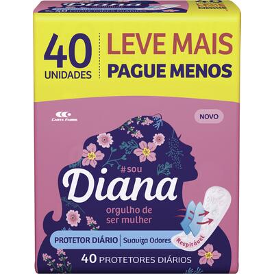 Protetor Diário Diana Promocional 40 un