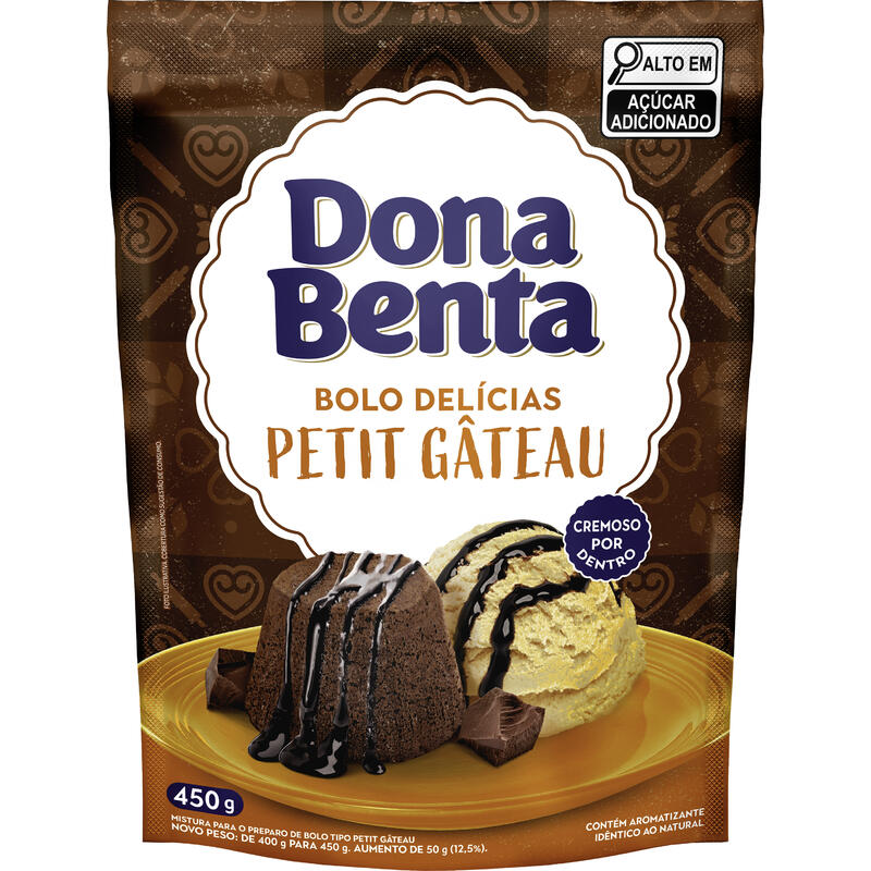 Mistura para Bolo Dona Benta Petit Gâteau 450g