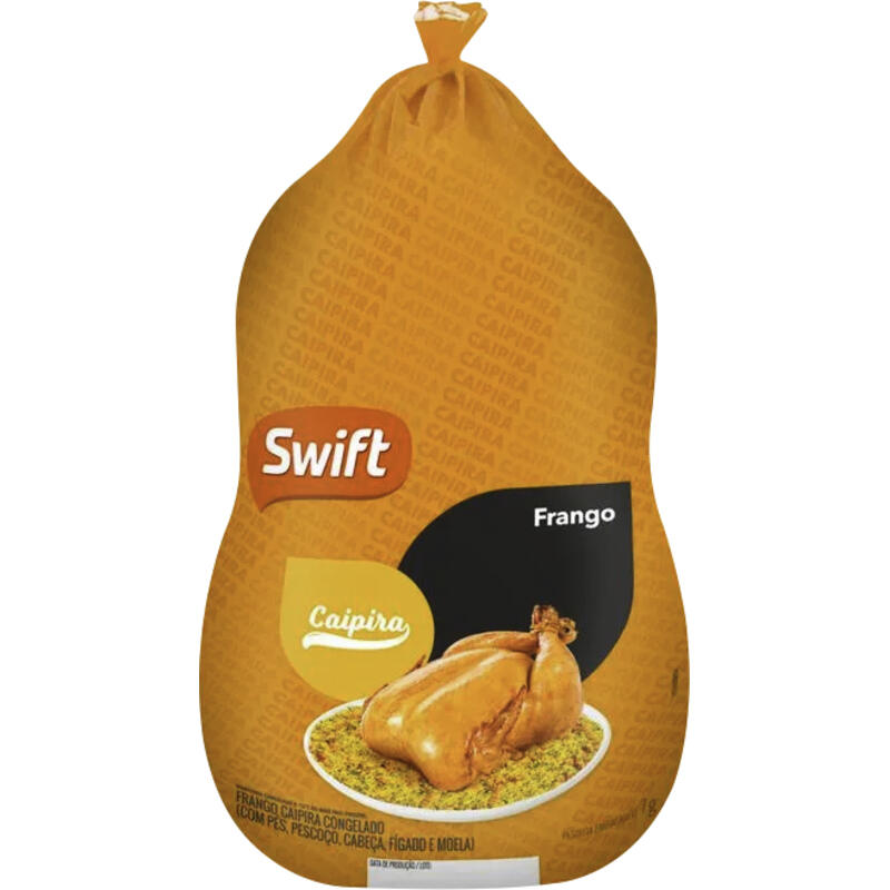 Frango Inteiro Caipira Swift Cong Preço por quilo na peça
