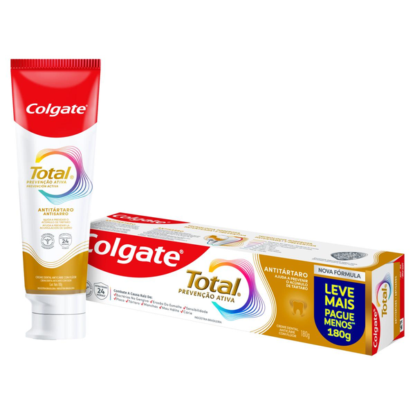 Creme Dental Colgate Total 12 Anti Tártaro 180g
