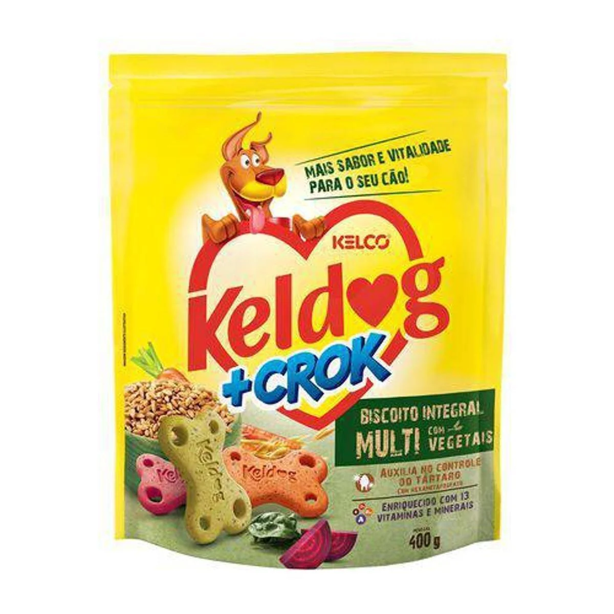 Biscoito + Crok Integral Multi KELDOG 400g