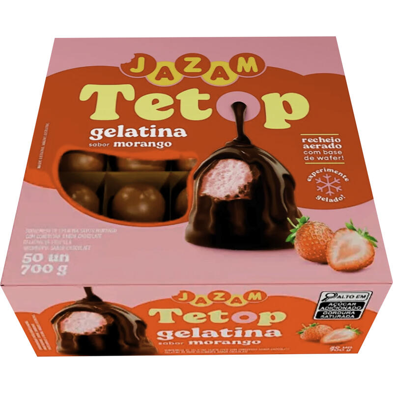 Doce Jazam Tetop Morango 50 un