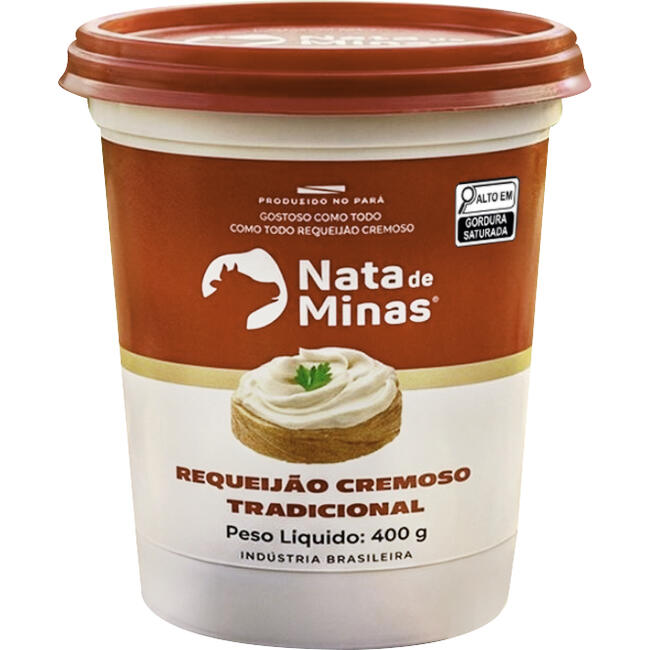 Requeijão Nata de Minas Tradicional 400g