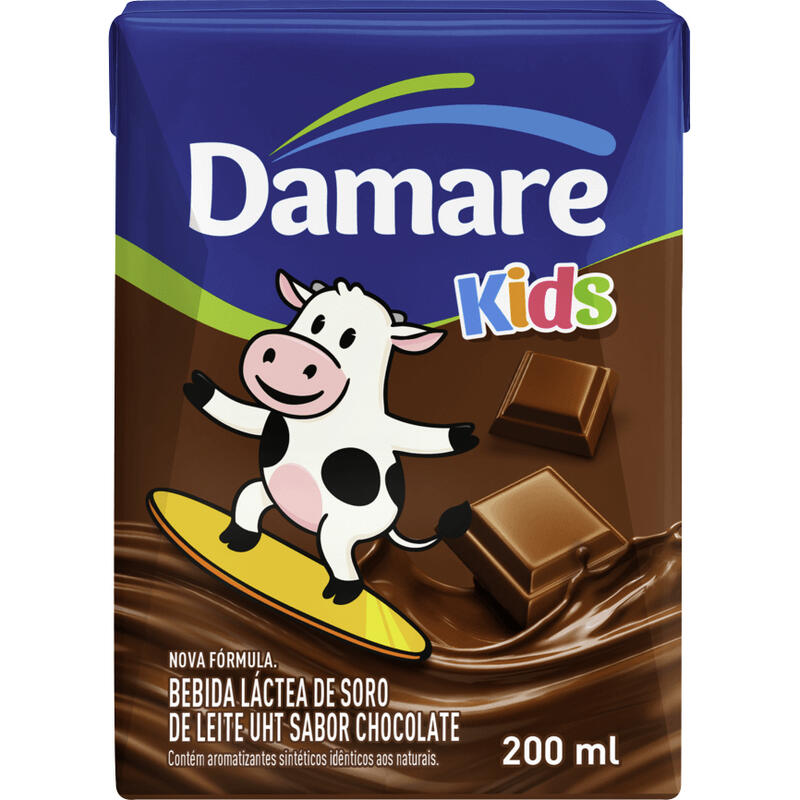 Bebida Láctea Damare Chocolate 200ml