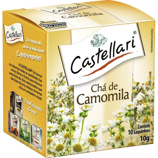 Chá Camomila Castellari 10g 10 Unidades