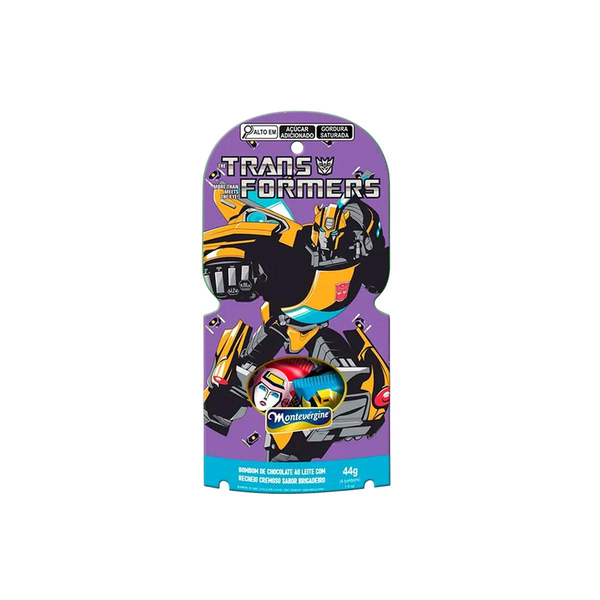 Bombom Recheado Montevérgine 44g - Transformers - Brigadeiro