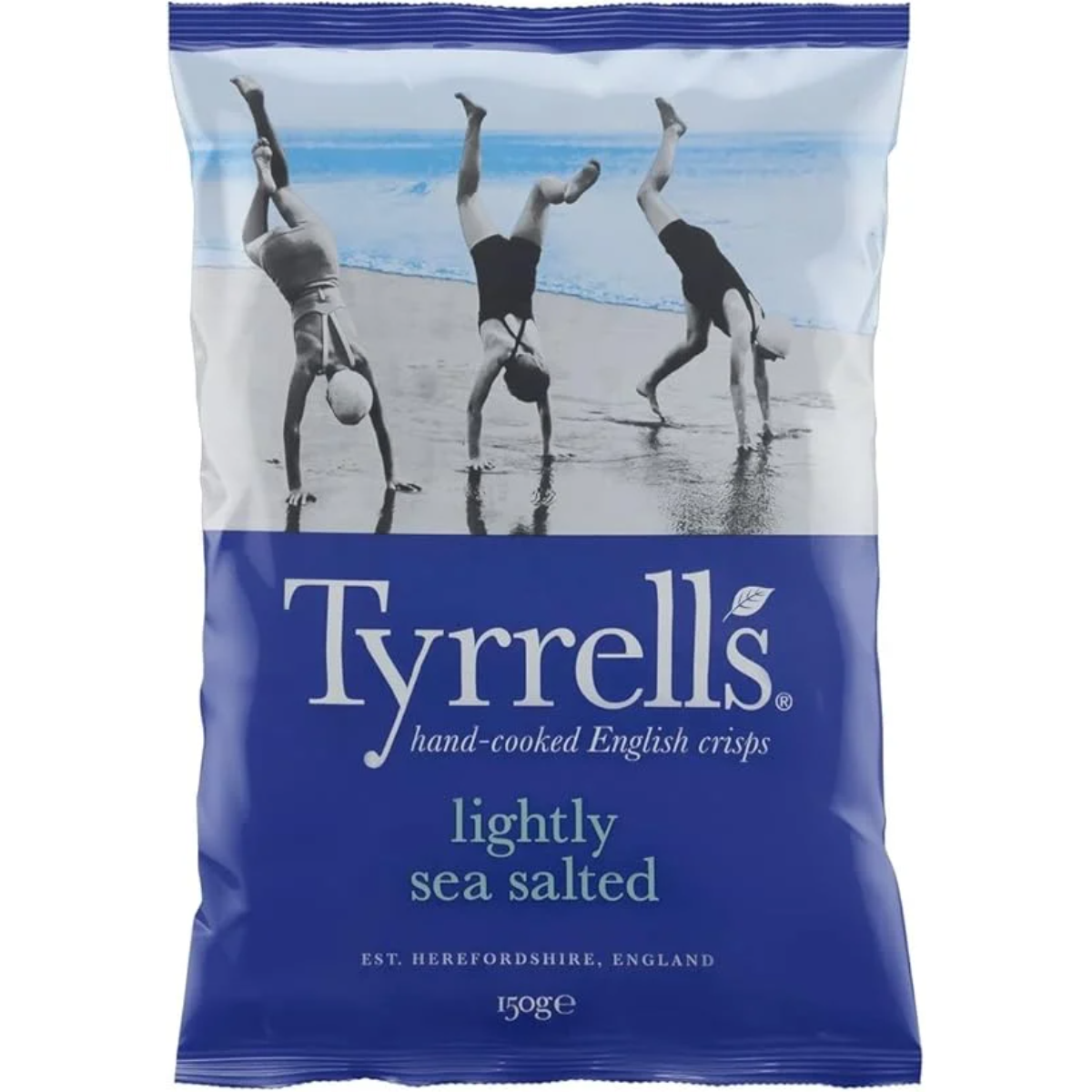 Batata Frita com Sal Marinho e Pimenta do Reino TYRRELLS Pacote 150g