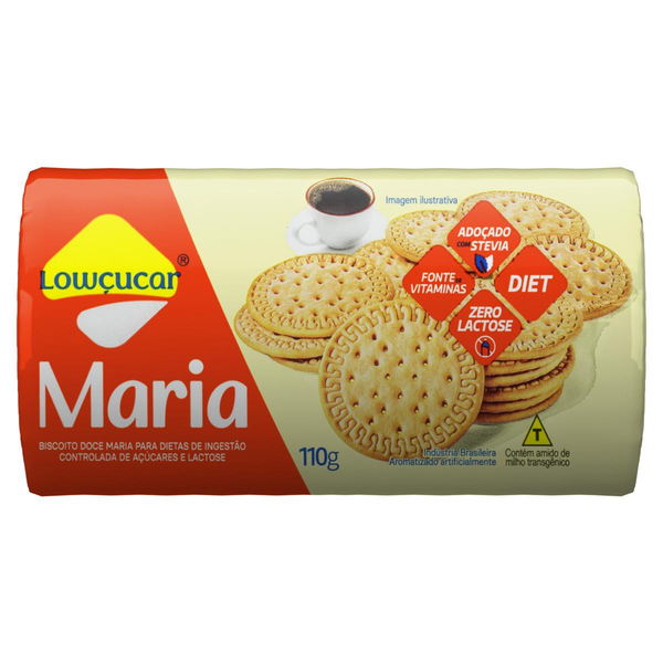 Biscoito Lowçucar 110g - Maria - Diet