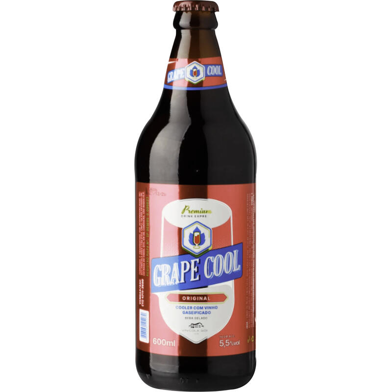 Cooler Tinto Uva Grape Cool Garrafa 600ml