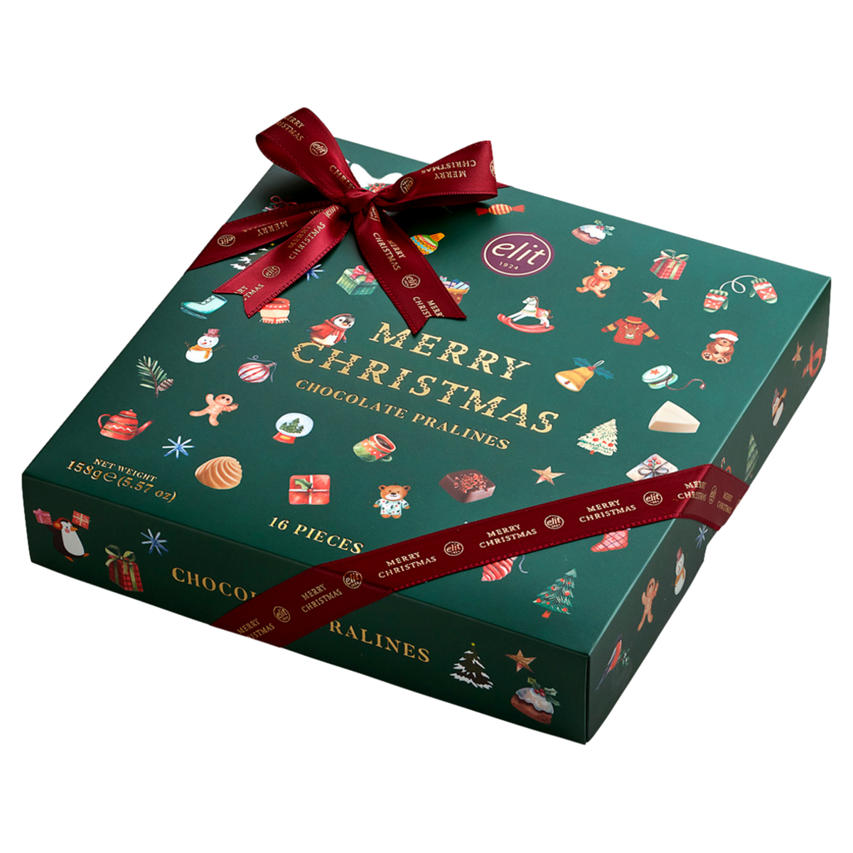Chocolate Merry Christmas Elit Caixa 158g