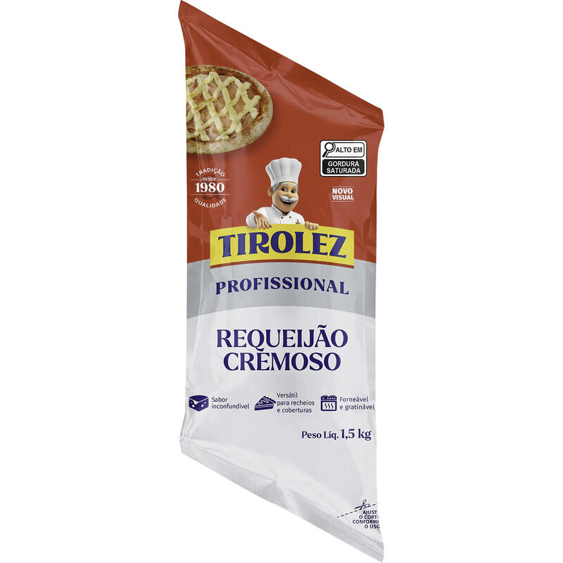 Requeijão Cremoso Tirolez 1,5kg