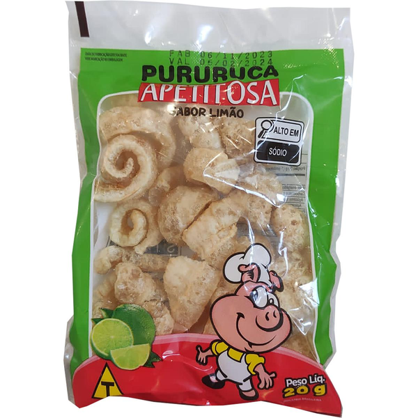 Pururuca Apetitosa 20g - Limão
