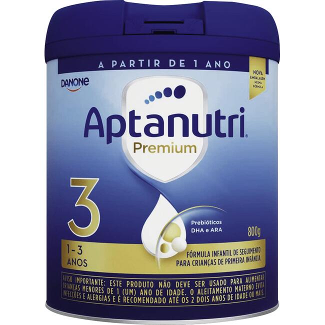 Fórmula Infantil Aptamil 3 Lata 800g