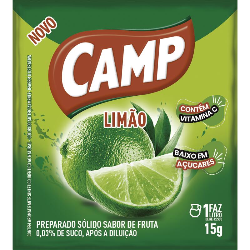Refresco em Pó Camp Limão 15g