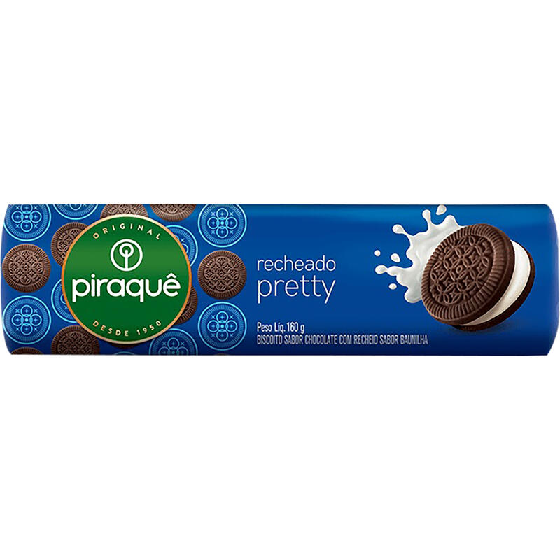 Biscoito Recheado Piraquê Pretty 160g