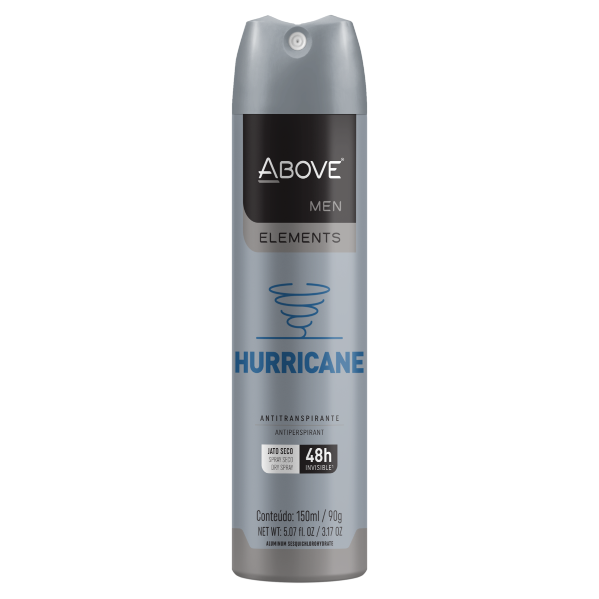 Antitranspirante Aerossol Invisible Hurricane Above Men Elements 150ml Spray