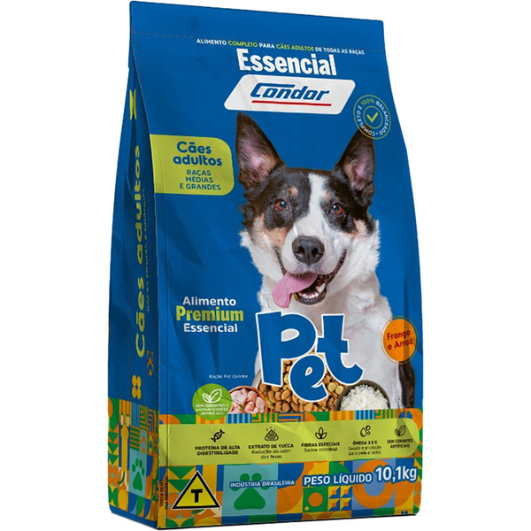 Ração para Cães Condor Pet 10,1kg - Adultos - Gourmet