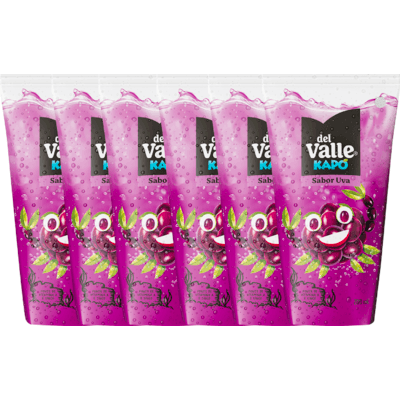 Refresco Líquido Kapo Uva Pack 6x200ml