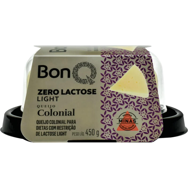 Queijo Colonial Zero BonQ 450g