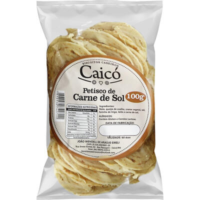 Biscoito Caseiro Caicó Carne de Sol 100g