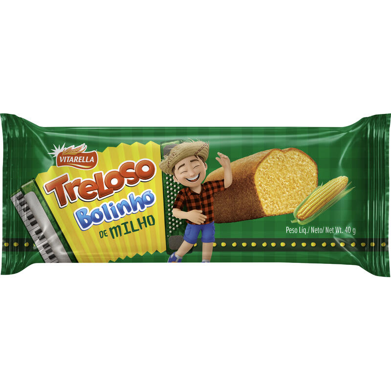 Bolinho Vitarella Treloso Milho 40g