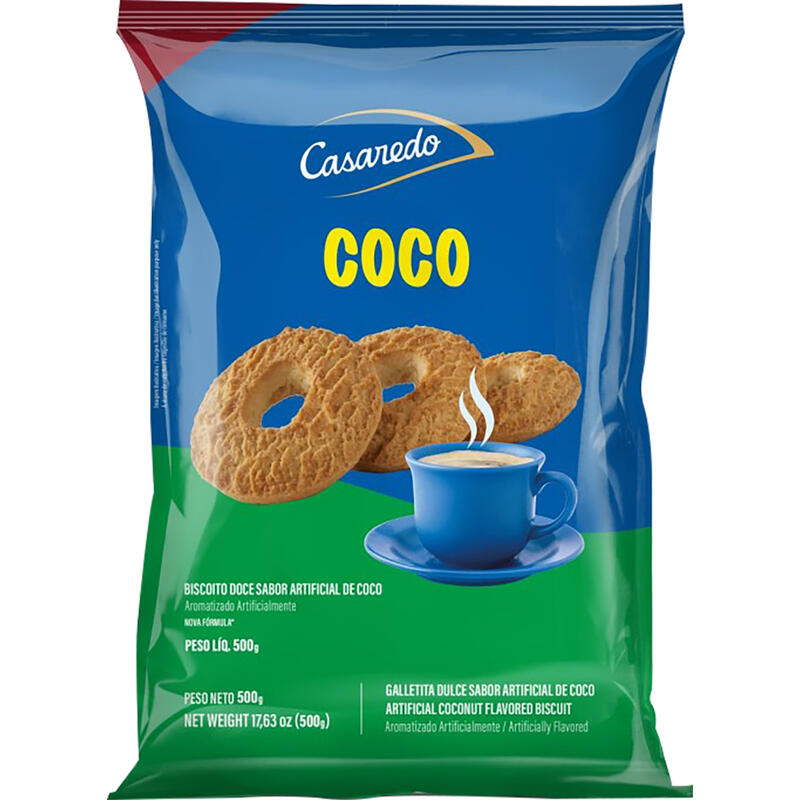 Biscoito Rosquinha Casaredo Coco 500g