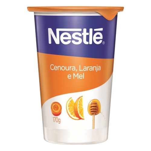 Iogurte Nestlé Natural Cenoura, Mel E Laranja 170g