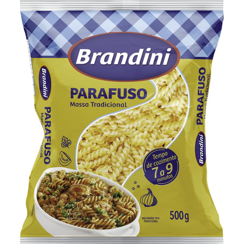 Macarrão Comum Brandini Parafuso 500g