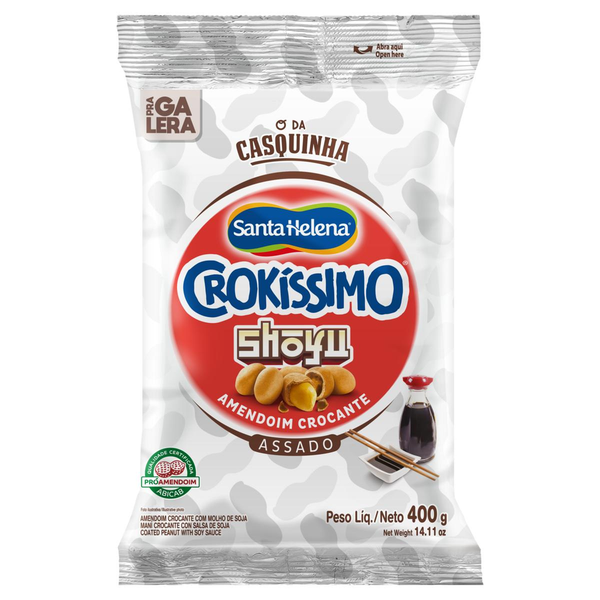 Amendoim SANTA HELENA Crokíssimo Shoyu 400g