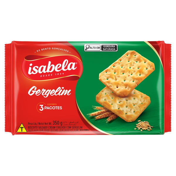 Biscoito Isabela 350g - Gergelim