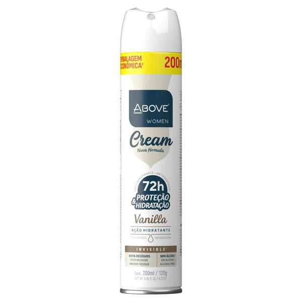 Desodorante Aerossol Above 200ml - Vanilla