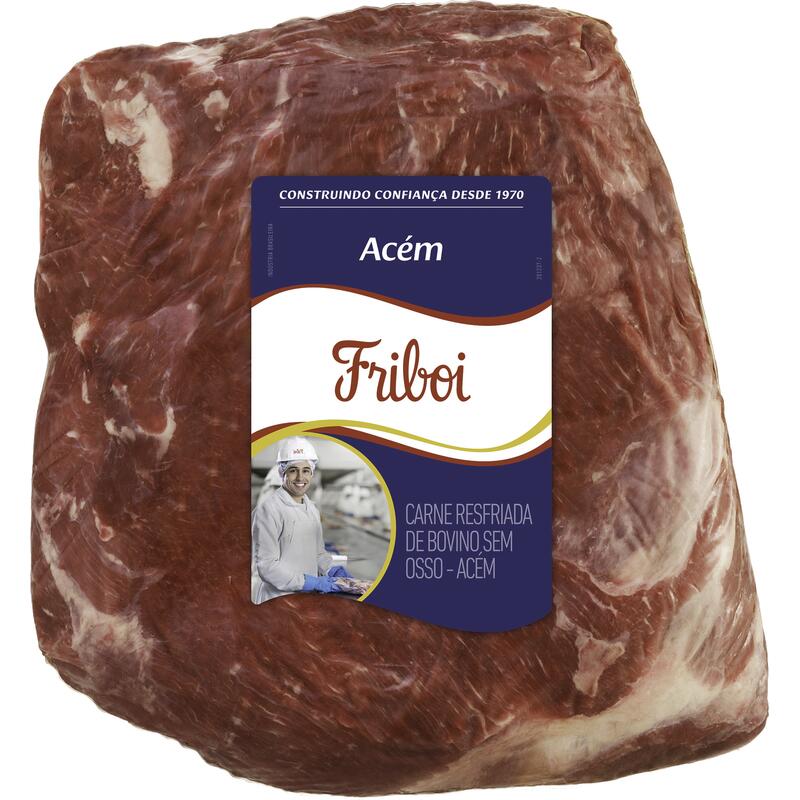 Carne Bovina Acém Friboi Resfriada Preço por quilo na peça