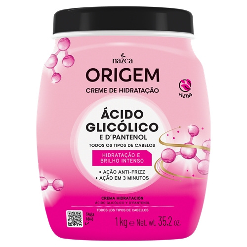 Creme De Hidratação Origem Ácido Glicólico 1kg