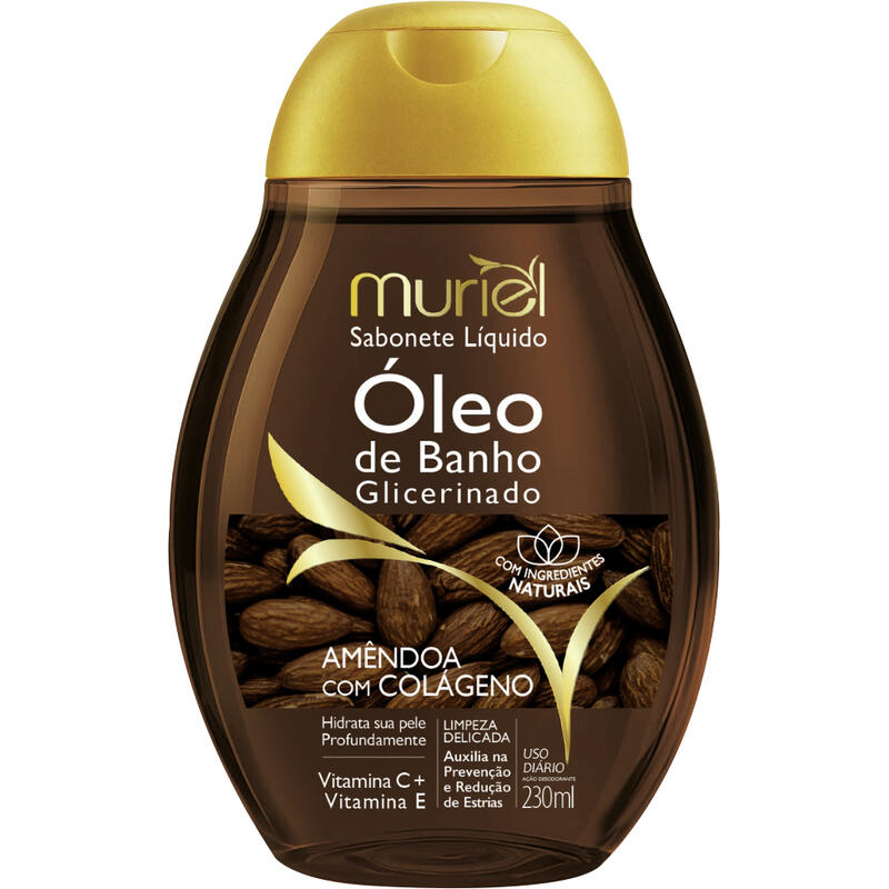 Sabonete Líquido Muriel Óleo de Banho Amêndoa 230ml
