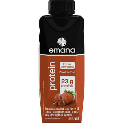 Bebida Láctea Emana Protein Frutas vermelhas 250ml