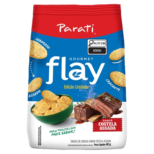 Snack Parati Play Gourmet Costela Assada 40g