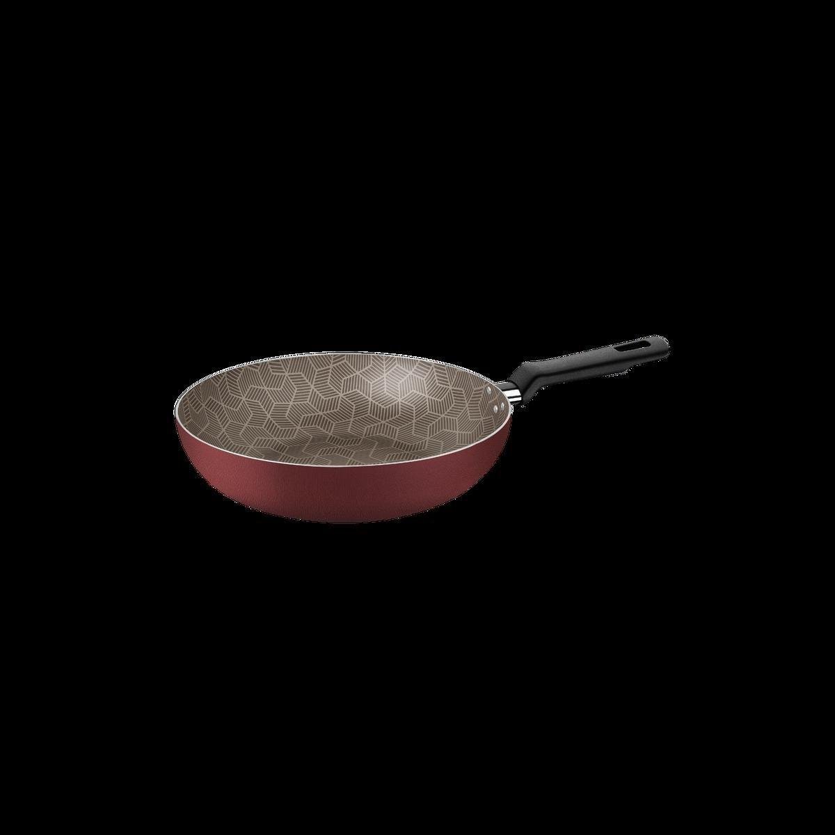 Frigideira Funda Tramontina Loreto em Alumínio com Revestimento Interno e Externo em Antiaderente Vermelho 28cm