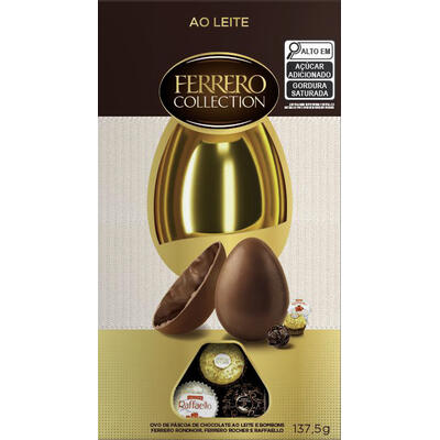 Ovo de Páscoa ao Leite Ferrero Collection 138,05g