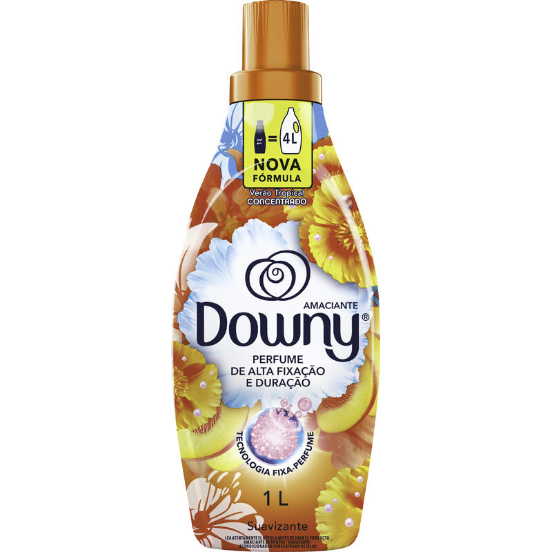 Amaciante de Roupa DOWNY Verão Tropical Concentrado 1l