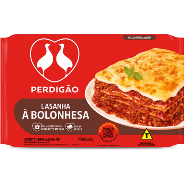 Lasanha bolonhesa 600g Perdigao