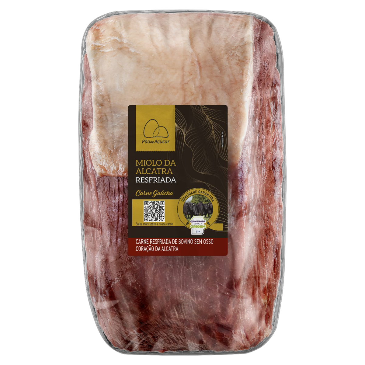 Miolo De Alcatra Bovina Resfriada Sem Osso Carne Gaúcha Pão De Açúcar 1kg