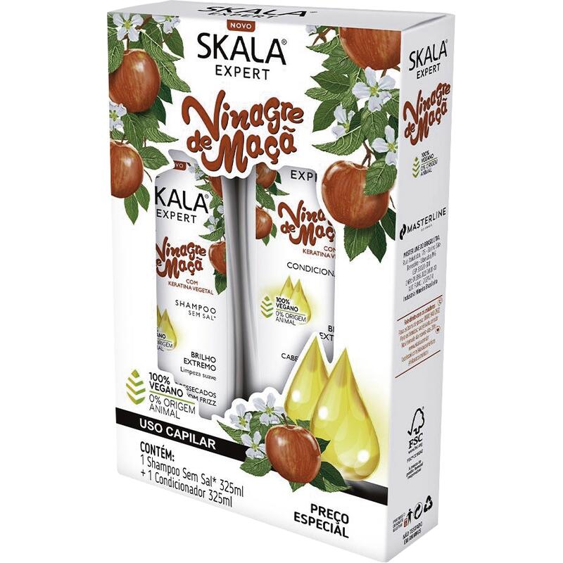 Kit Skala Shampoo + Condicionador Keratina