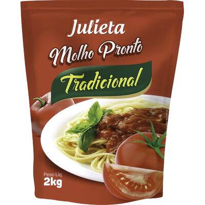 Molho de Tomate Julieta Tradicional 2kg